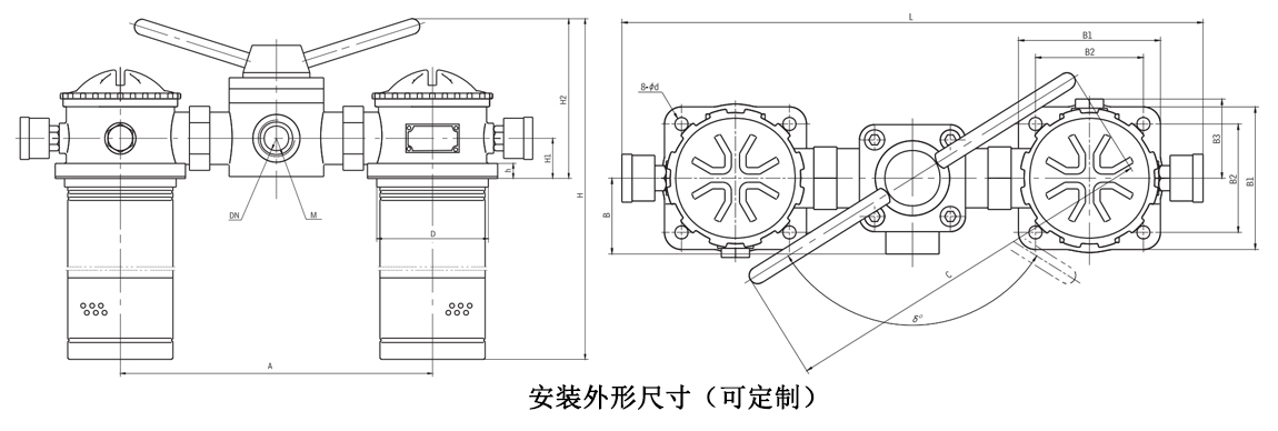 30 SRFA系列双筒微型直回式回油过滤器(新型)