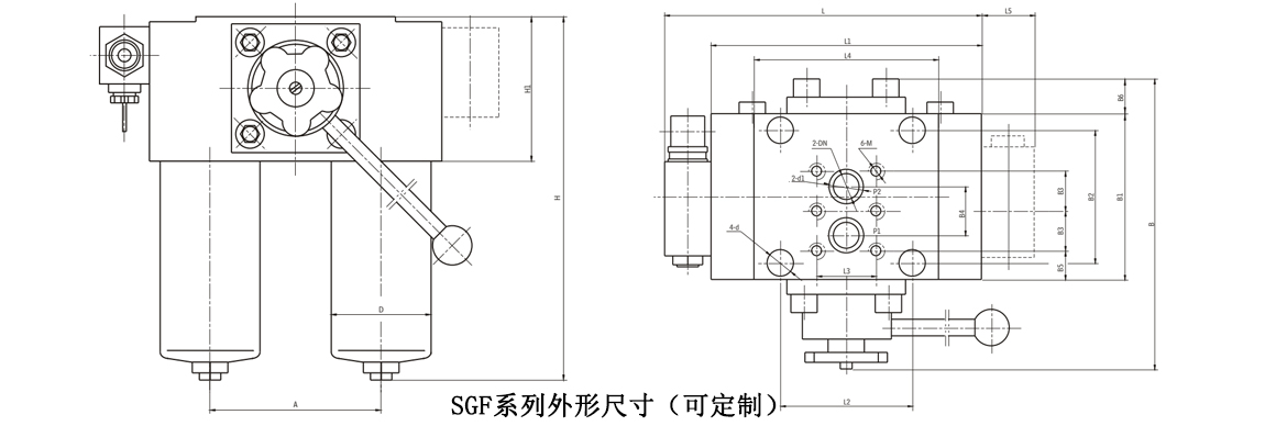 SGF系列双筒微型直回式回油过滤器(新型)